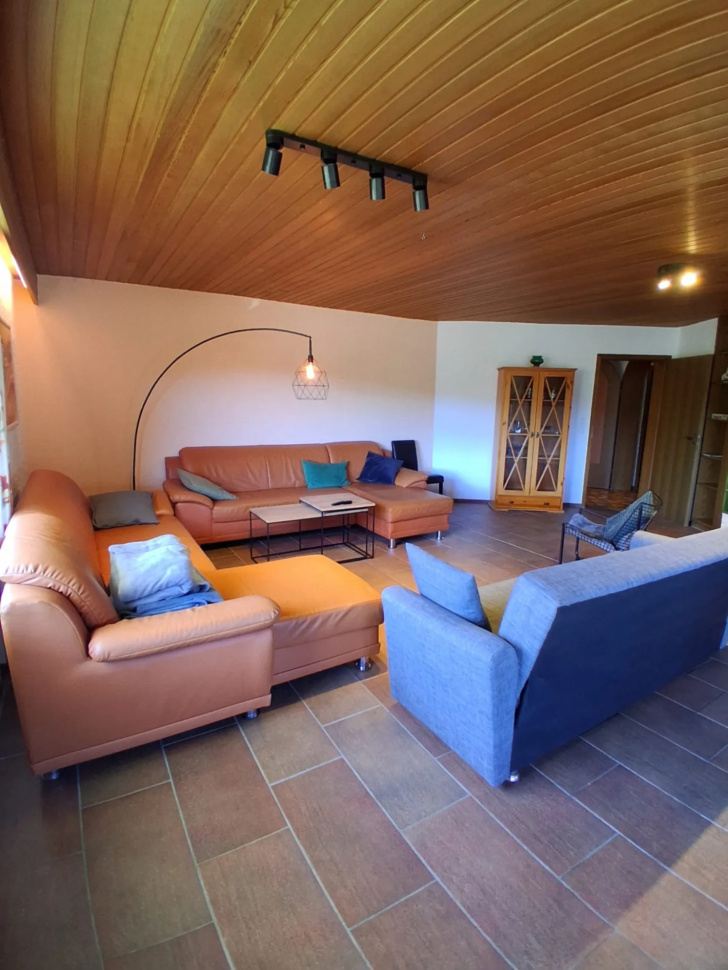 Wohnzimmer mit gemütlichen Sofas